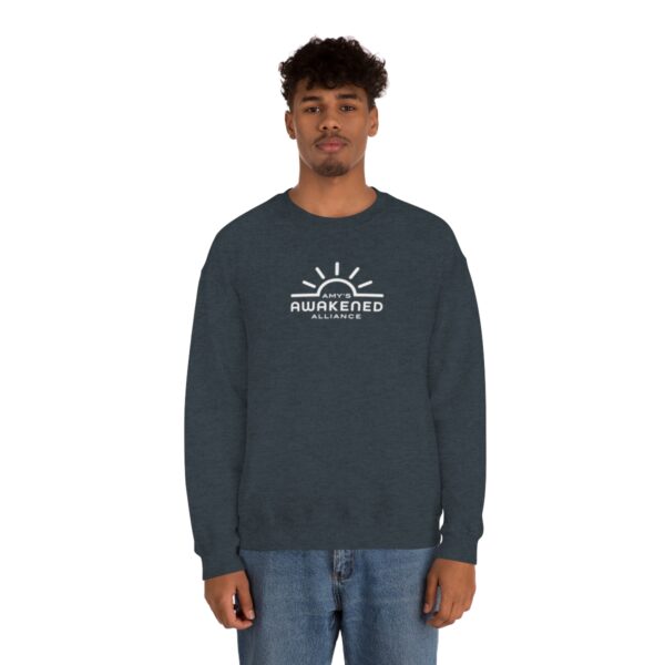 Awakened Alliance Unisex Crewneck Sweatshirt front logo only - 12 colors - Image 58
