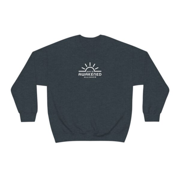 Awakened Alliance Unisex Crewneck Sweatshirt front logo only - 12 colors - Image 55