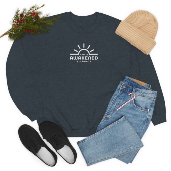 Awakened Alliance Unisex Crewneck Sweatshirt front logo only - 12 colors - Image 62