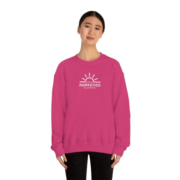 Awakened Alliance Unisex Crewneck Sweatshirt front logo only - 12 colors - Image 84