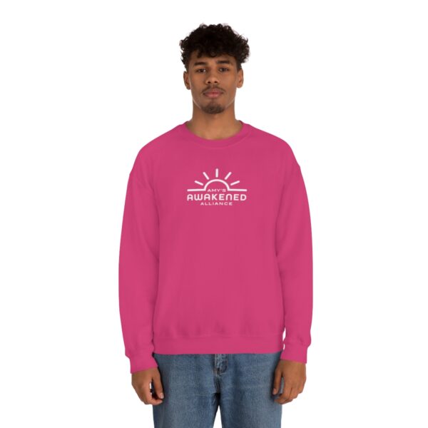 Awakened Alliance Unisex Crewneck Sweatshirt front logo only - 12 colors - Image 85