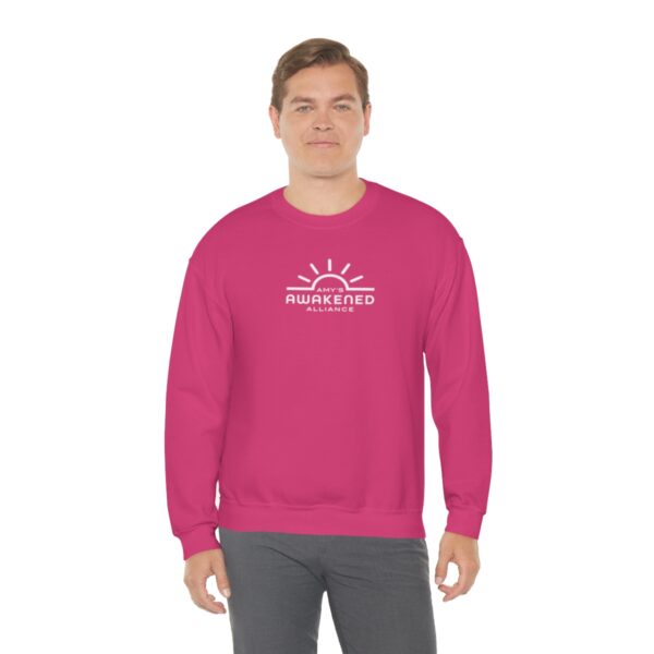 Awakened Alliance Unisex Crewneck Sweatshirt front logo only - 12 colors - Image 86