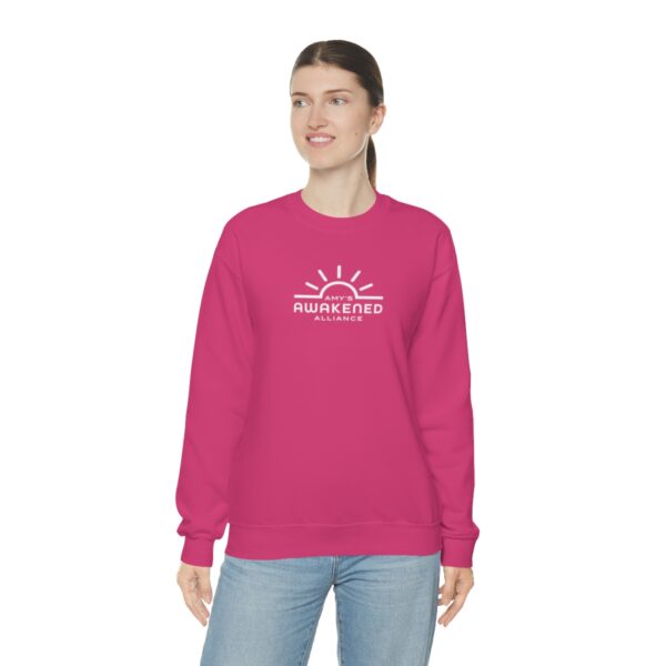 Awakened Alliance Unisex Crewneck Sweatshirt front logo only - 12 colors - Image 87