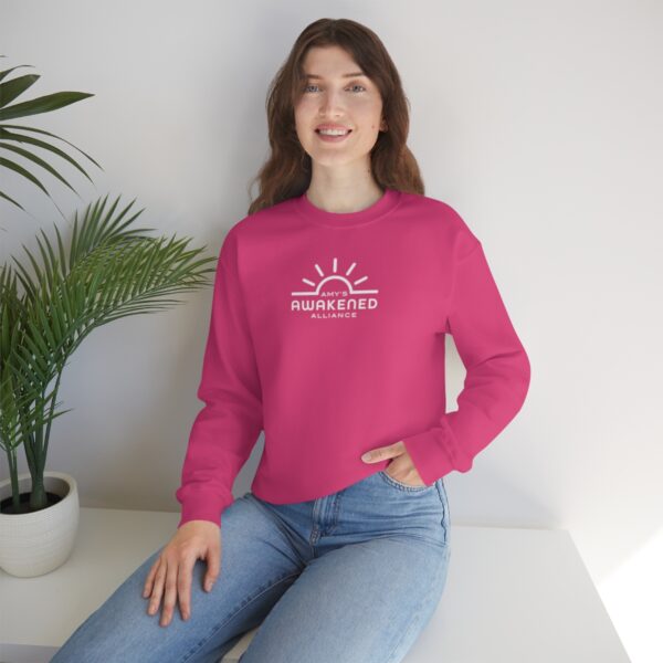 Awakened Alliance Unisex Crewneck Sweatshirt front logo only - 12 colors - Image 88