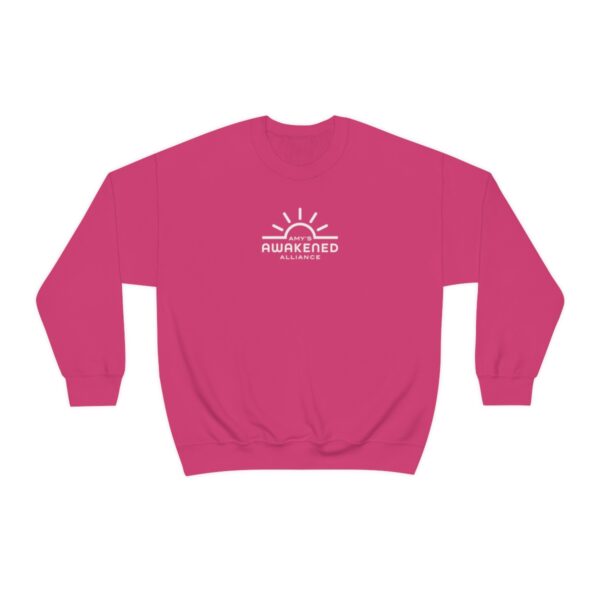 Awakened Alliance Unisex Crewneck Sweatshirt front logo only - 12 colors - Image 82