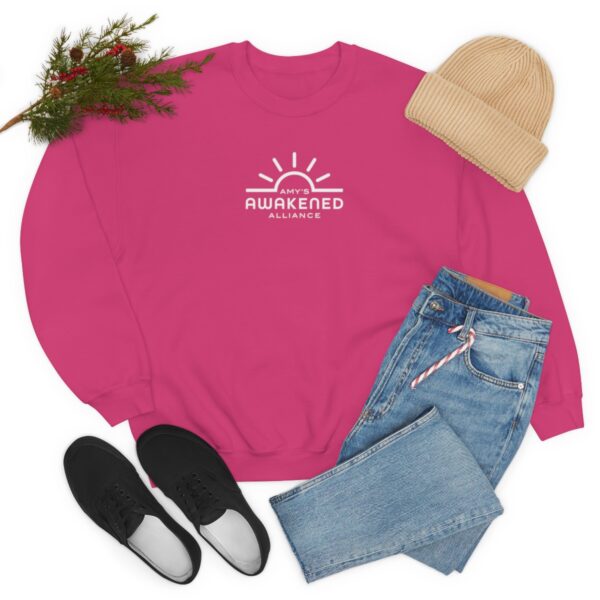 Awakened Alliance Unisex Crewneck Sweatshirt front logo only - 12 colors - Image 89