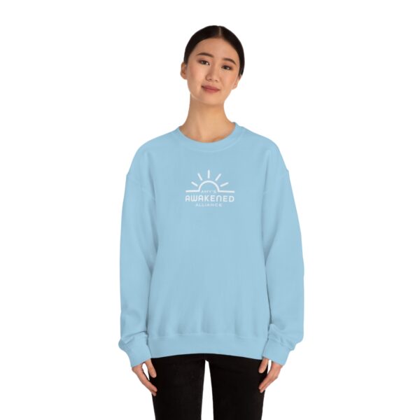 Awakened Alliance Unisex Crewneck Sweatshirt front logo only - 12 colors - Image 4