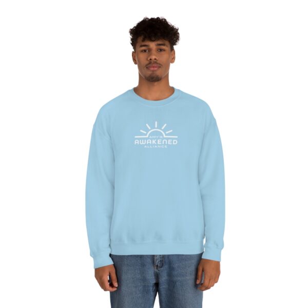 Awakened Alliance Unisex Crewneck Sweatshirt front logo only - 12 colors - Image 5
