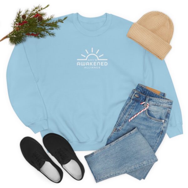 Awakened Alliance Unisex Crewneck Sweatshirt front logo only - 12 colors - Image 8