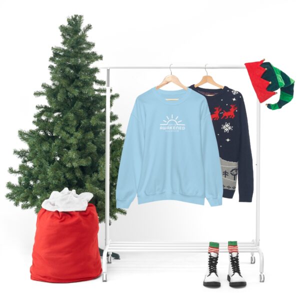 Awakened Alliance Unisex Crewneck Sweatshirt front logo only - 12 colors - Image 9