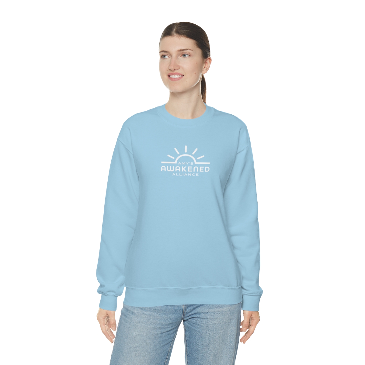 Awakened Alliance Unisex Crewneck Sweatshirt front logo only - 12 colors