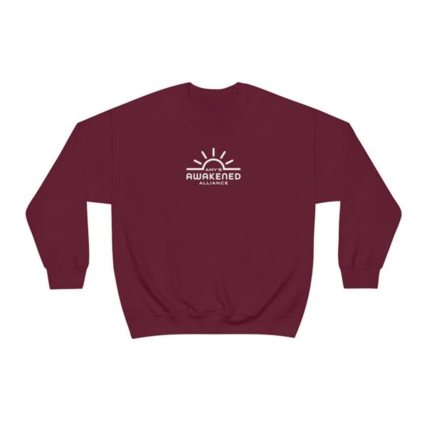 Awakened Alliance Unisex Crewneck Sweatshirt front logo only - 12 colors - Image 37