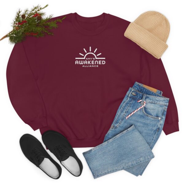Awakened Alliance Unisex Crewneck Sweatshirt front logo only - 12 colors - Image 44