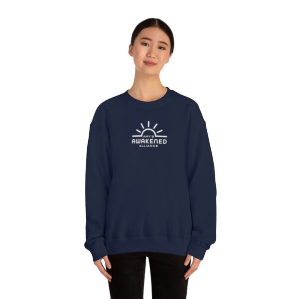Awakened Alliance Unisex Crewneck Sweatshirt front logo only - 12 colors - Image 66