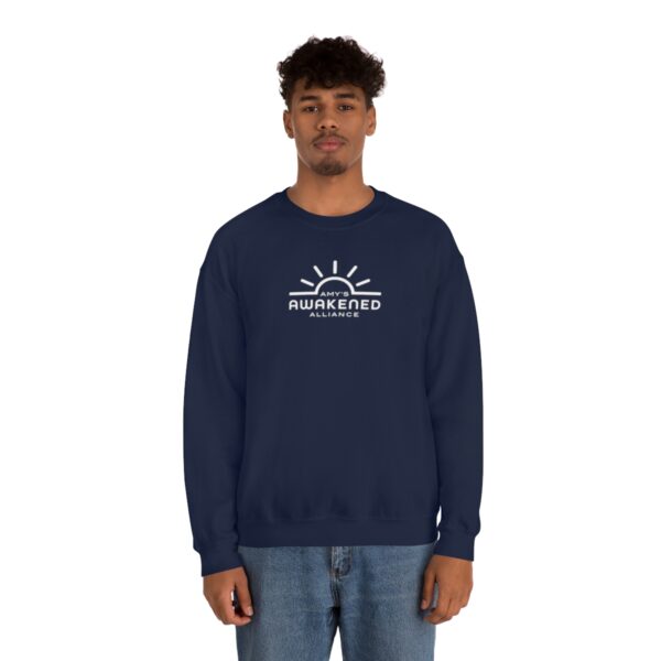 Awakened Alliance Unisex Crewneck Sweatshirt front logo only - 12 colors - Image 67