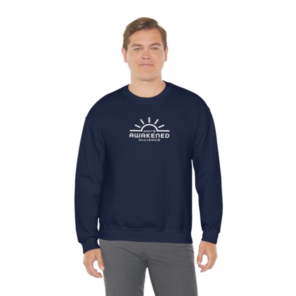 Awakened Alliance Unisex Crewneck Sweatshirt front logo only - 12 colors - Image 68