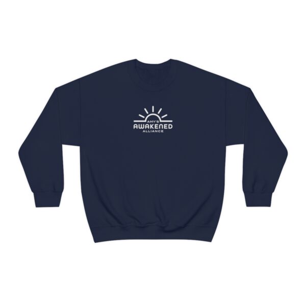 Awakened Alliance Unisex Crewneck Sweatshirt front logo only - 12 colors - Image 64