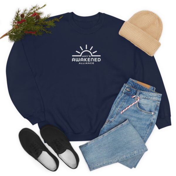 Awakened Alliance Unisex Crewneck Sweatshirt front logo only - 12 colors - Image 71