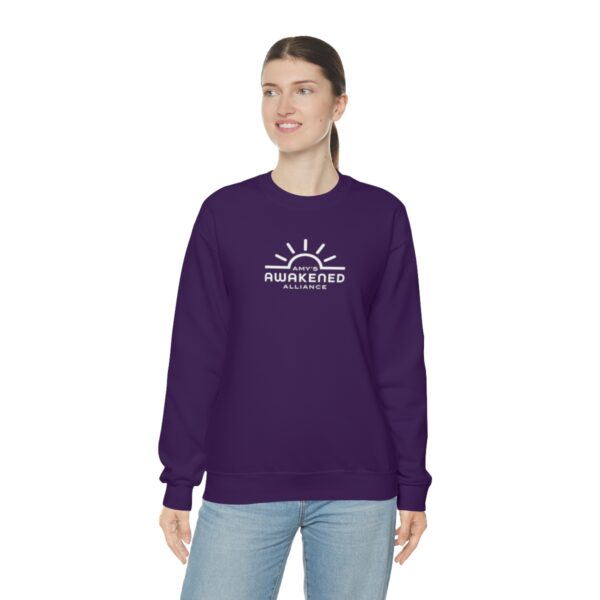 Awakened Alliance Unisex Crewneck Sweatshirt front logo only - 12 colors - Image 78