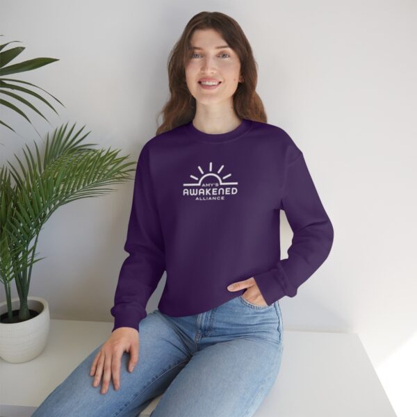 Awakened Alliance Unisex Crewneck Sweatshirt front logo only - 12 colors - Image 79