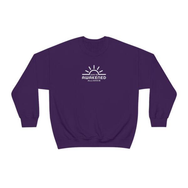 Awakened Alliance Unisex Crewneck Sweatshirt front logo only - 12 colors - Image 73