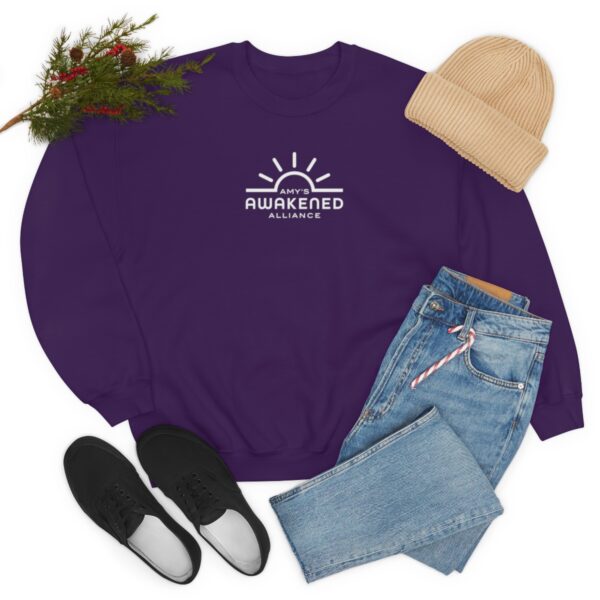Awakened Alliance Unisex Crewneck Sweatshirt front logo only - 12 colors - Image 80
