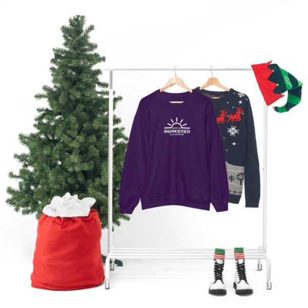 Awakened Alliance Unisex Crewneck Sweatshirt front logo only - 12 colors - Image 81