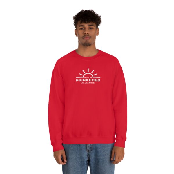 Awakened Alliance Unisex Crewneck Sweatshirt front logo only - 12 colors - Image 94