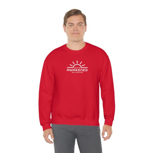 Awakened Alliance Unisex Crewneck Sweatshirt front logo only - 12 colors - Image 95