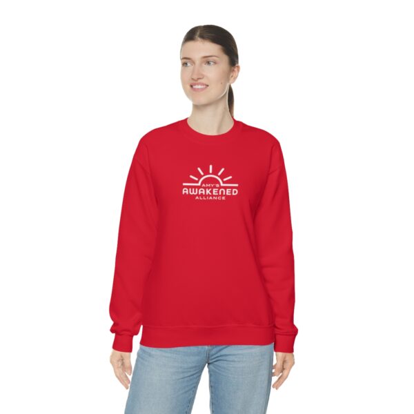 Awakened Alliance Unisex Crewneck Sweatshirt front logo only - 12 colors - Image 96