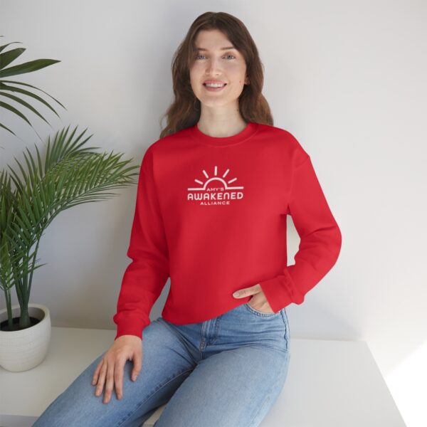 Awakened Alliance Unisex Crewneck Sweatshirt front logo only - 12 colors - Image 97
