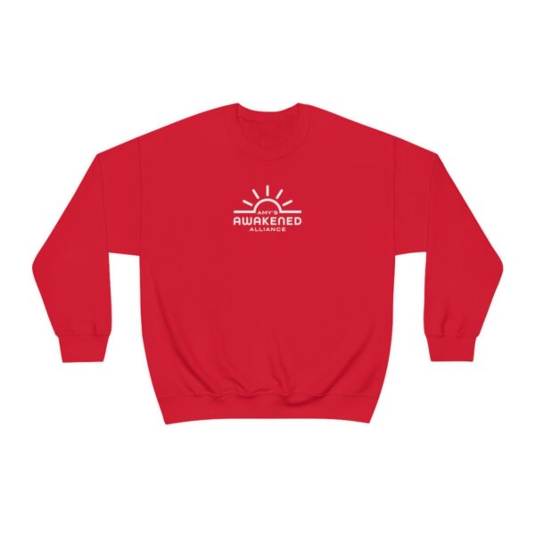 Awakened Alliance Unisex Crewneck Sweatshirt front logo only - 12 colors - Image 91