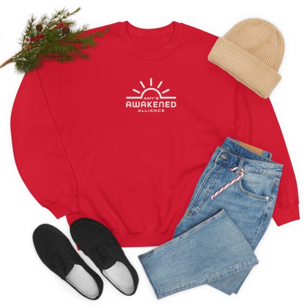 Awakened Alliance Unisex Crewneck Sweatshirt front logo only - 12 colors - Image 98