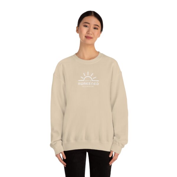 Awakened Alliance Unisex Crewneck Sweatshirt front logo only - 12 colors - Image 21