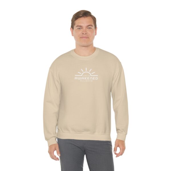 Awakened Alliance Unisex Crewneck Sweatshirt front logo only - 12 colors - Image 23