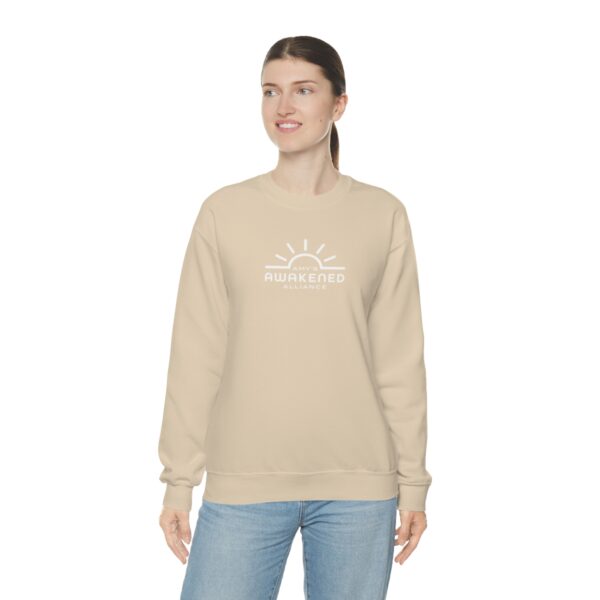Awakened Alliance Unisex Crewneck Sweatshirt front logo only - 12 colors - Image 24
