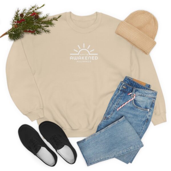 Awakened Alliance Unisex Crewneck Sweatshirt front logo only - 12 colors - Image 26