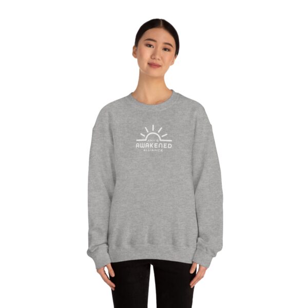 Awakened Alliance Unisex Crewneck Sweatshirt front logo only - 12 colors - Image 30