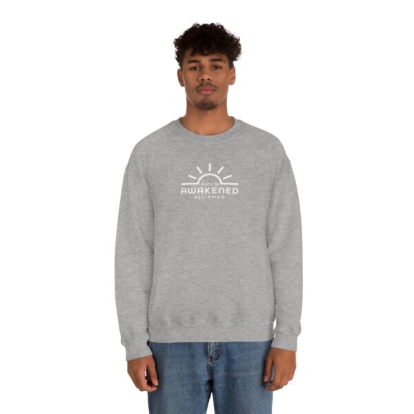 Awakened Alliance Unisex Crewneck Sweatshirt front logo only - 12 colors - Image 31
