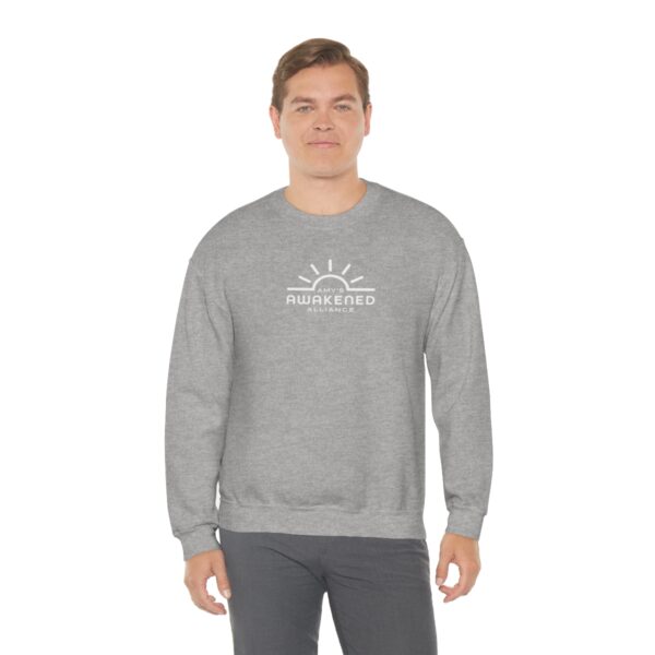 Awakened Alliance Unisex Crewneck Sweatshirt front logo only - 12 colors - Image 32