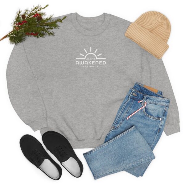 Awakened Alliance Unisex Crewneck Sweatshirt front logo only - 12 colors - Image 35