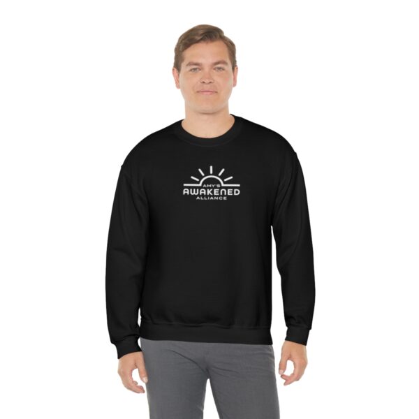 Awakened Alliance Unisex Crewneck Sweatshirt front logo only - 12 colors - Image 14