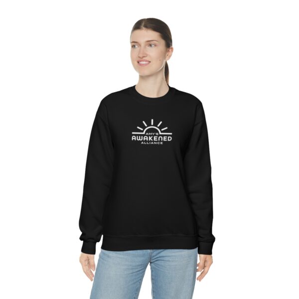 Awakened Alliance Unisex Crewneck Sweatshirt front logo only - 12 colors - Image 15