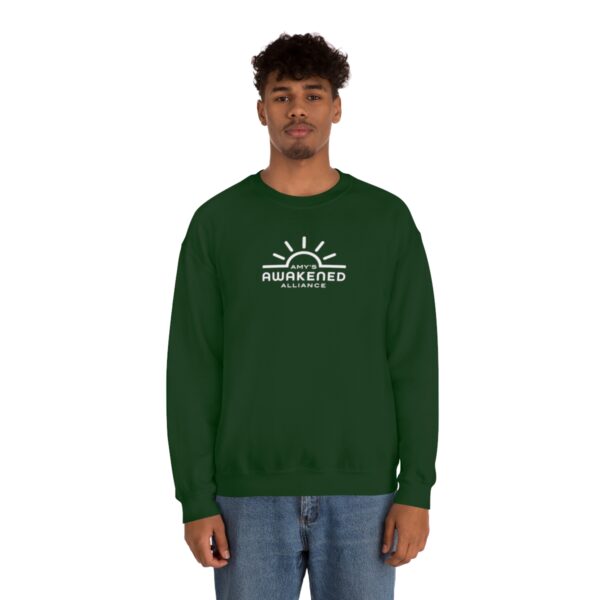 Awakened Alliance Unisex Crewneck Sweatshirt front logo only - 12 colors - Image 49