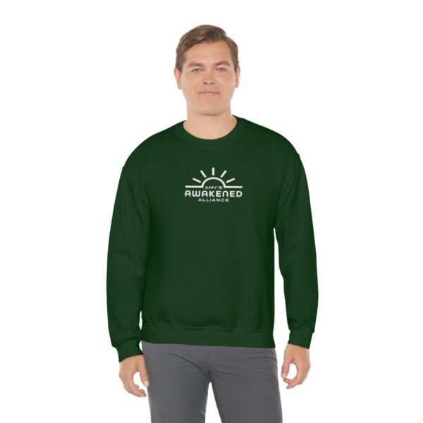 Awakened Alliance Unisex Crewneck Sweatshirt front logo only - 12 colors - Image 50