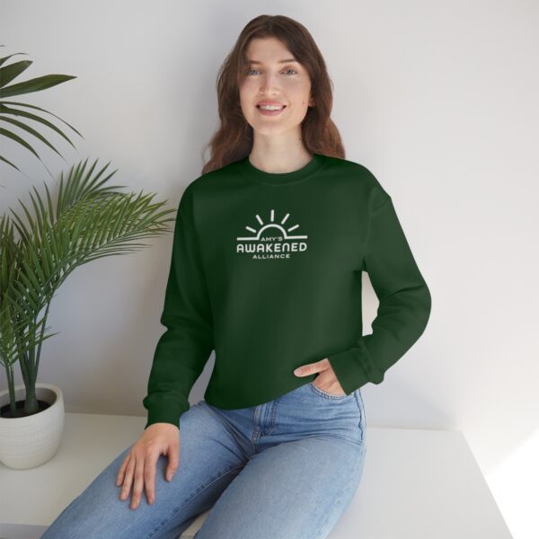 Awakened Alliance Unisex Crewneck Sweatshirt front logo only - 12 colors - Image 52