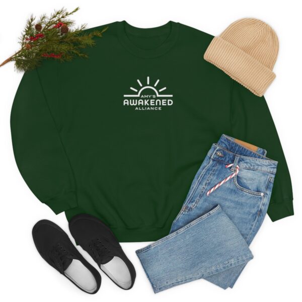 Awakened Alliance Unisex Crewneck Sweatshirt front logo only - 12 colors - Image 53
