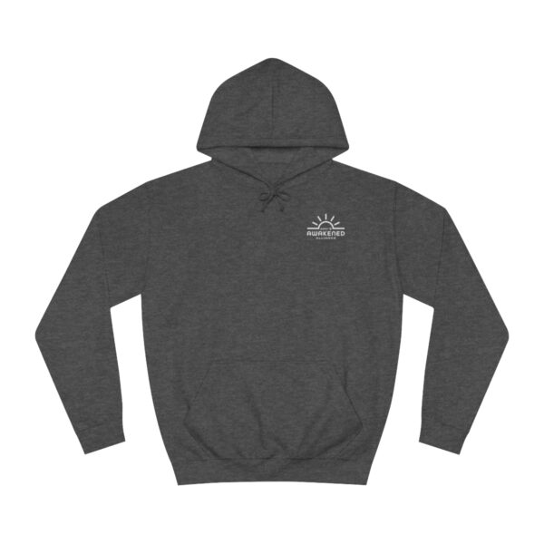 Awakened Alliance Unisex College Hoodie Distressed front logo only - 3 colors - Image 9