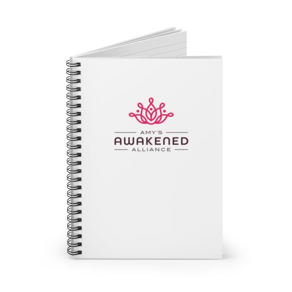 Awakened AllianceNotebook Black Spiral - Ruled Line - Image 2