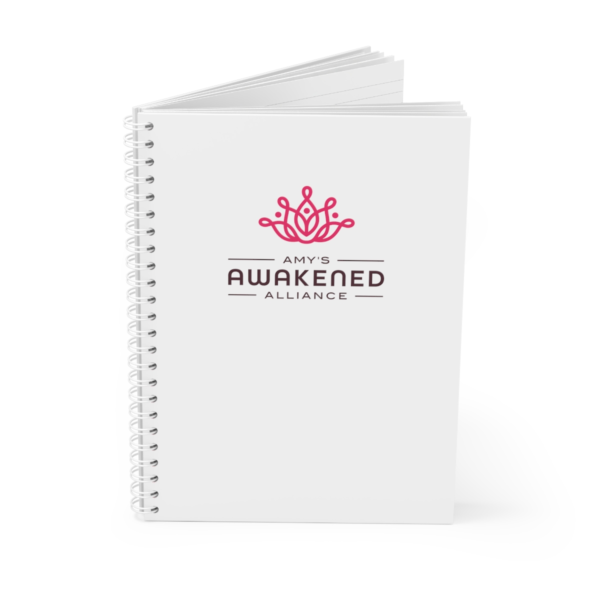 Awakened Alliance logo Spiral Notebook - Ruled pages